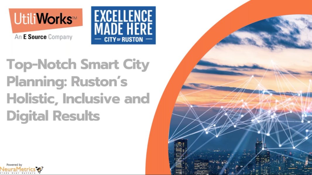 Webinar TopNotch Smart City Planning Ruston's Holistic, Inclusive